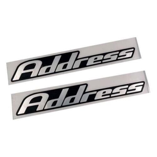 Suzuki Address110 Sele Altı Yan Kapak Yazısı Grenajı Sticker Etiketi Amblemi 2’li